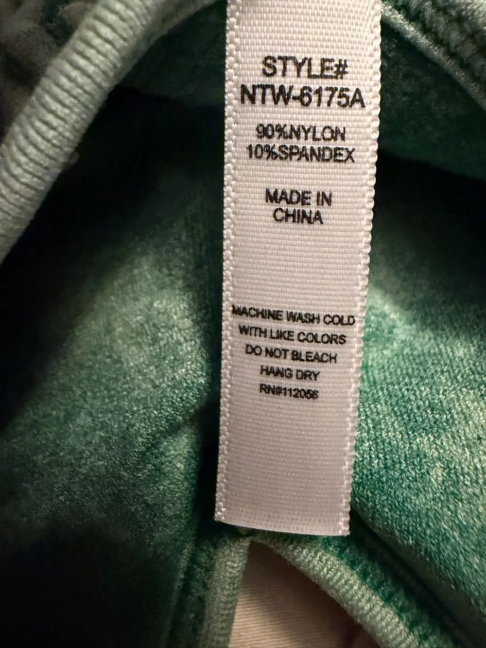 Zenana Outfitters NWT Green Ribbed V-Neck Padded Bralette S/M - Picture 5 of 6